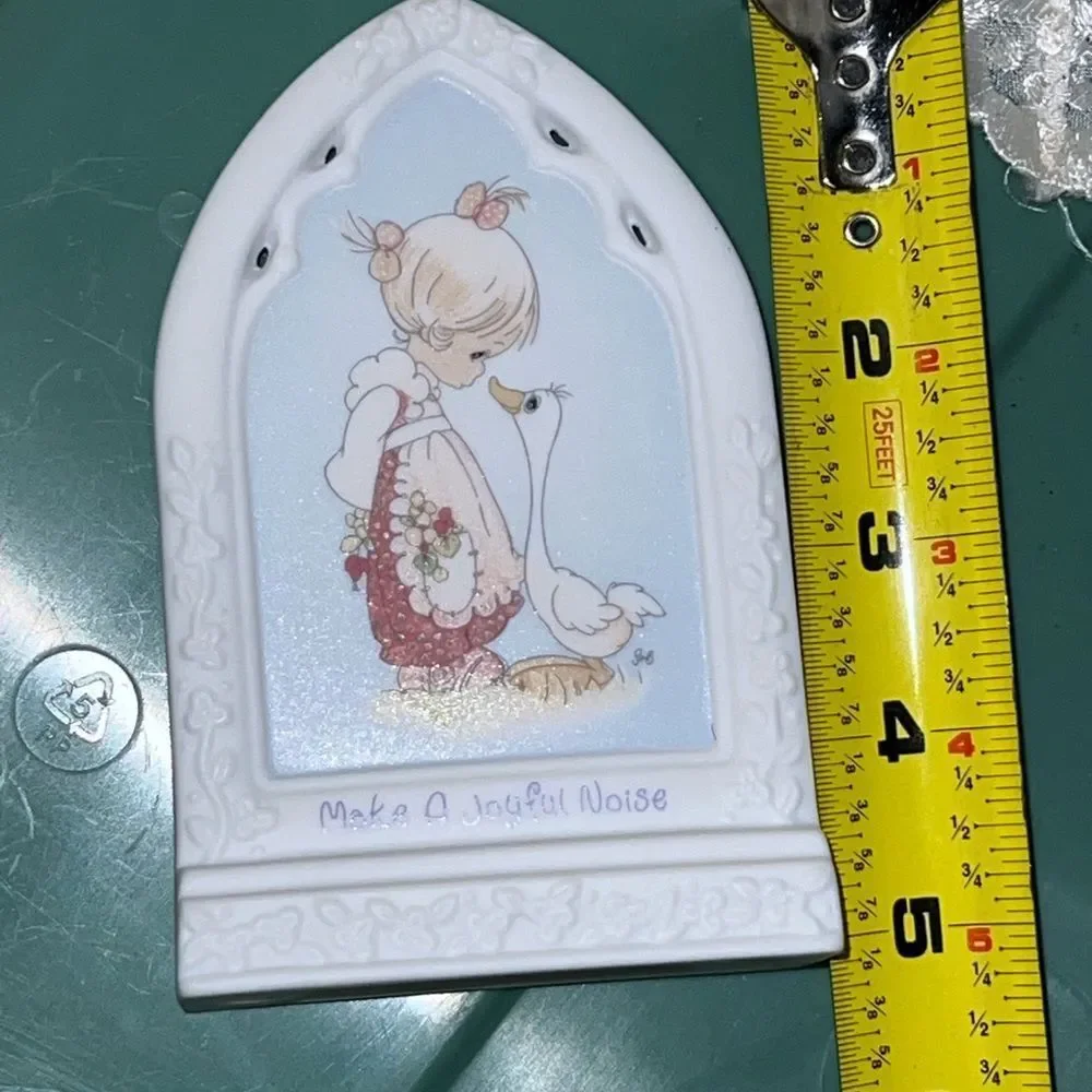 NIB Precious Moments make a joyful noise Standing Plaque 139327